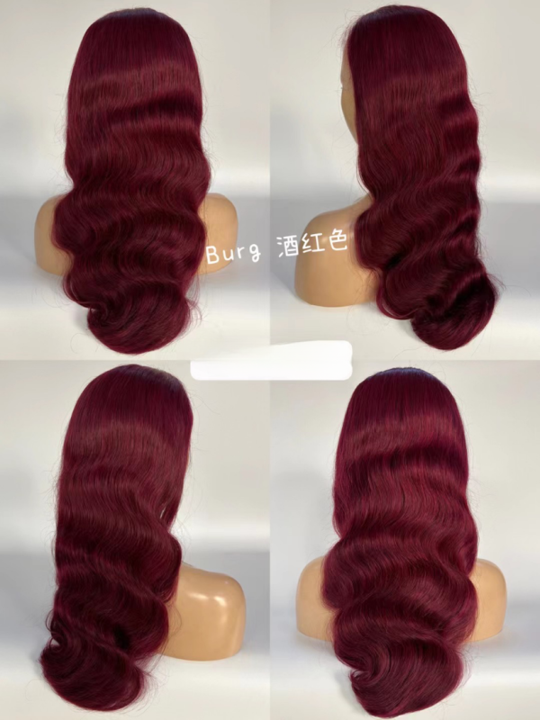 burgundy wig
